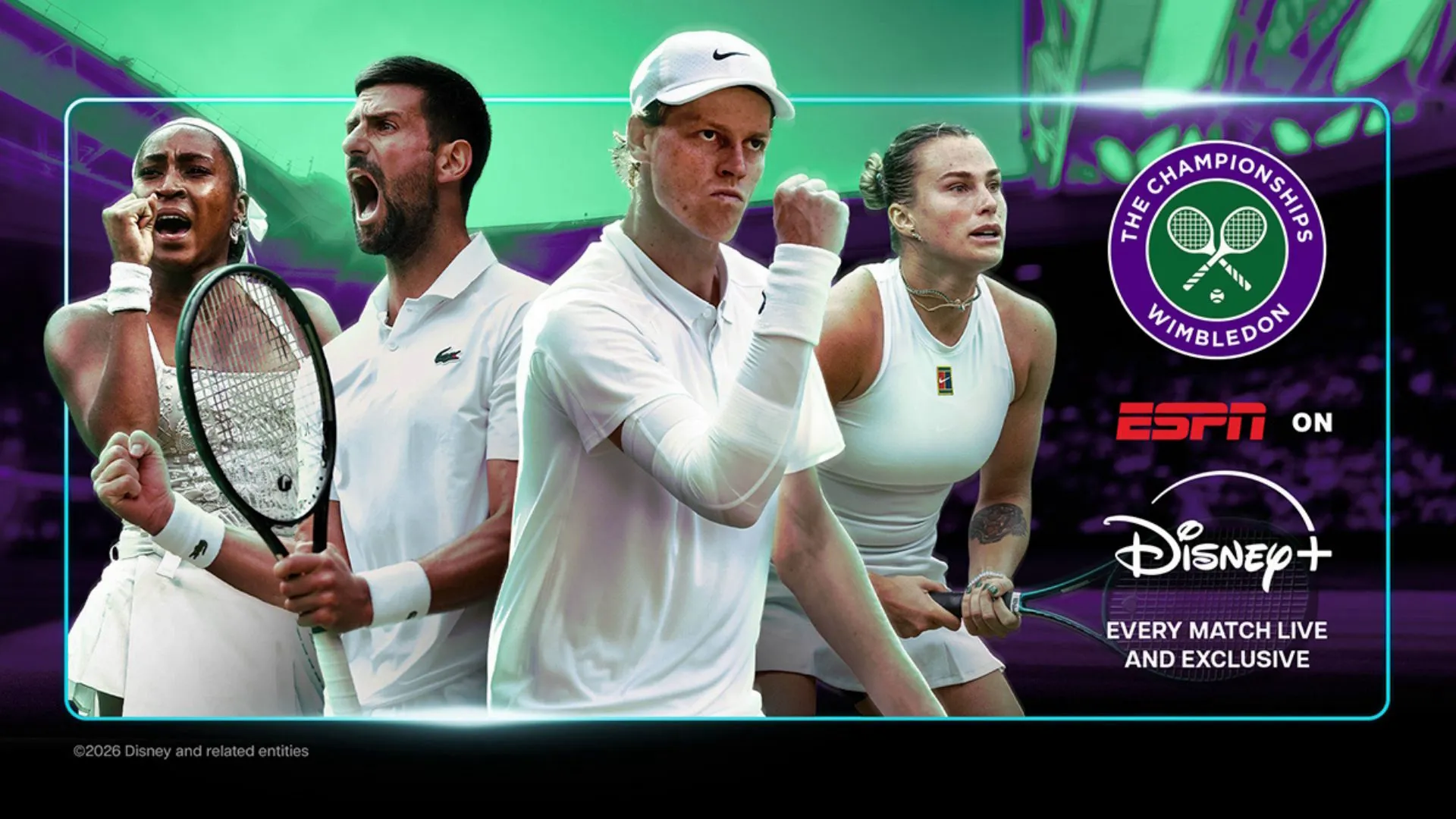 Promotional Image for Wimbledon, ESPN