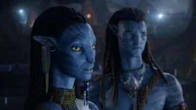 Neytiri and Jake Sully in Avatar: Fire and Ash