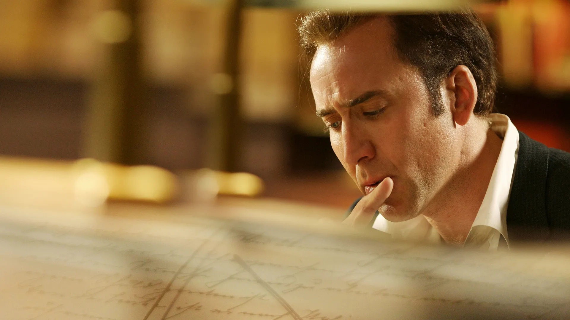 Benjamin Franklin Gates (Nicolas Cage) em A Lenda do Tesouro Perdido