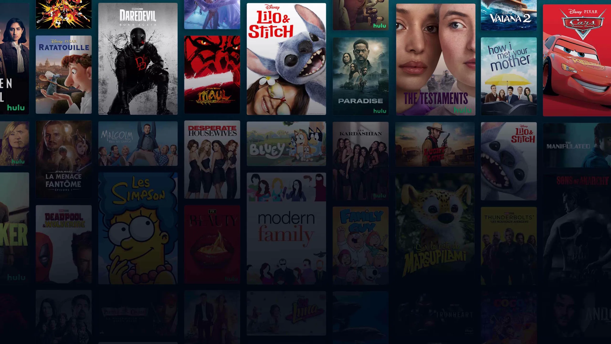 Background image of various Disney+ titles