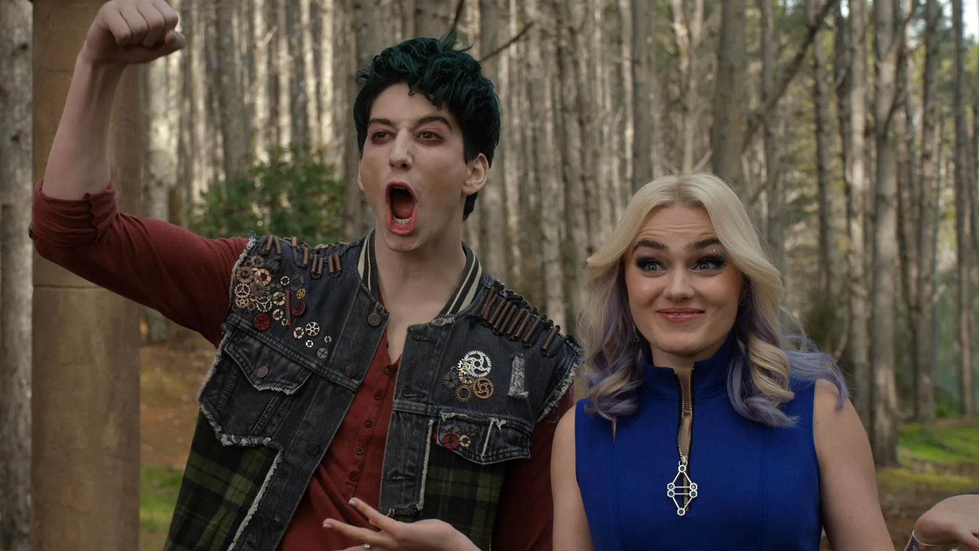 Zed and Addison in Zombies 4: Dawn of the Vampires