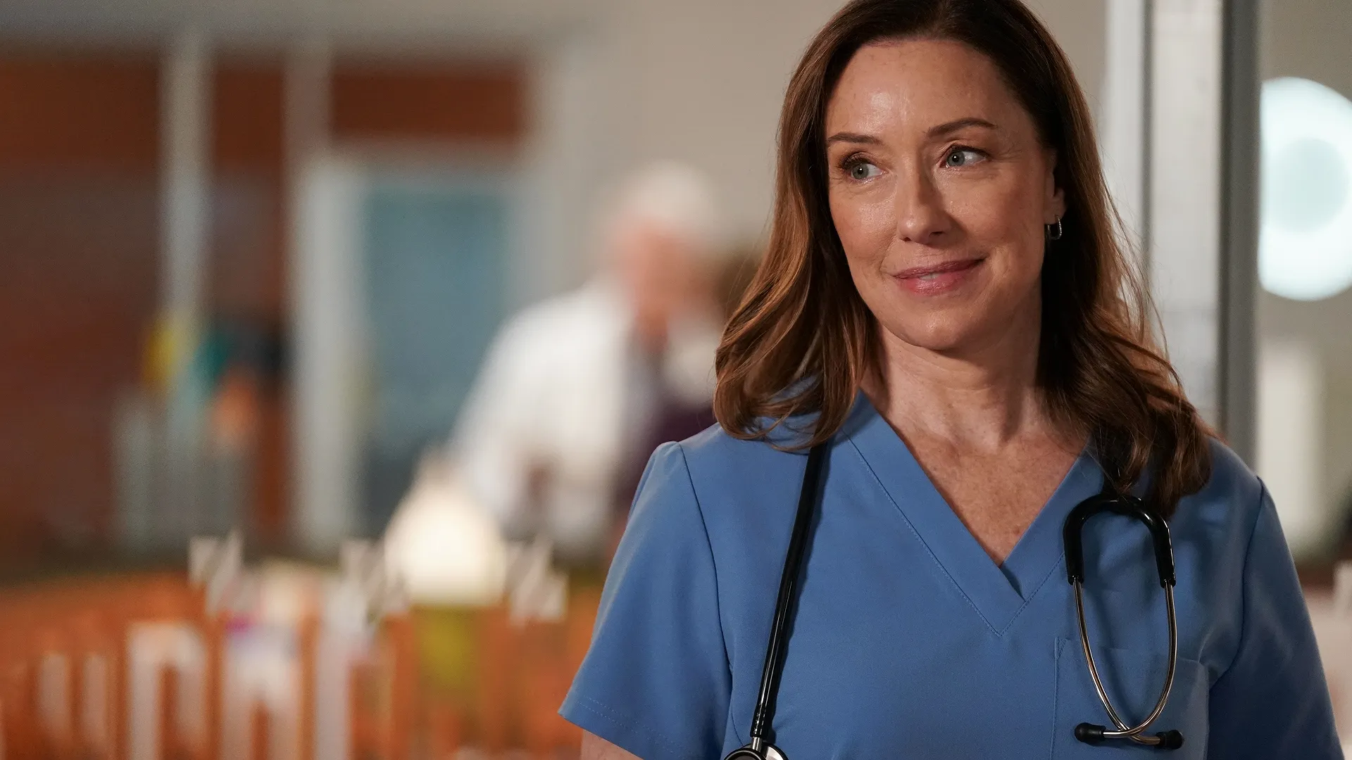 Molly Parker as Dr. Amy Larsen from the Fox medical drama series, Doc.