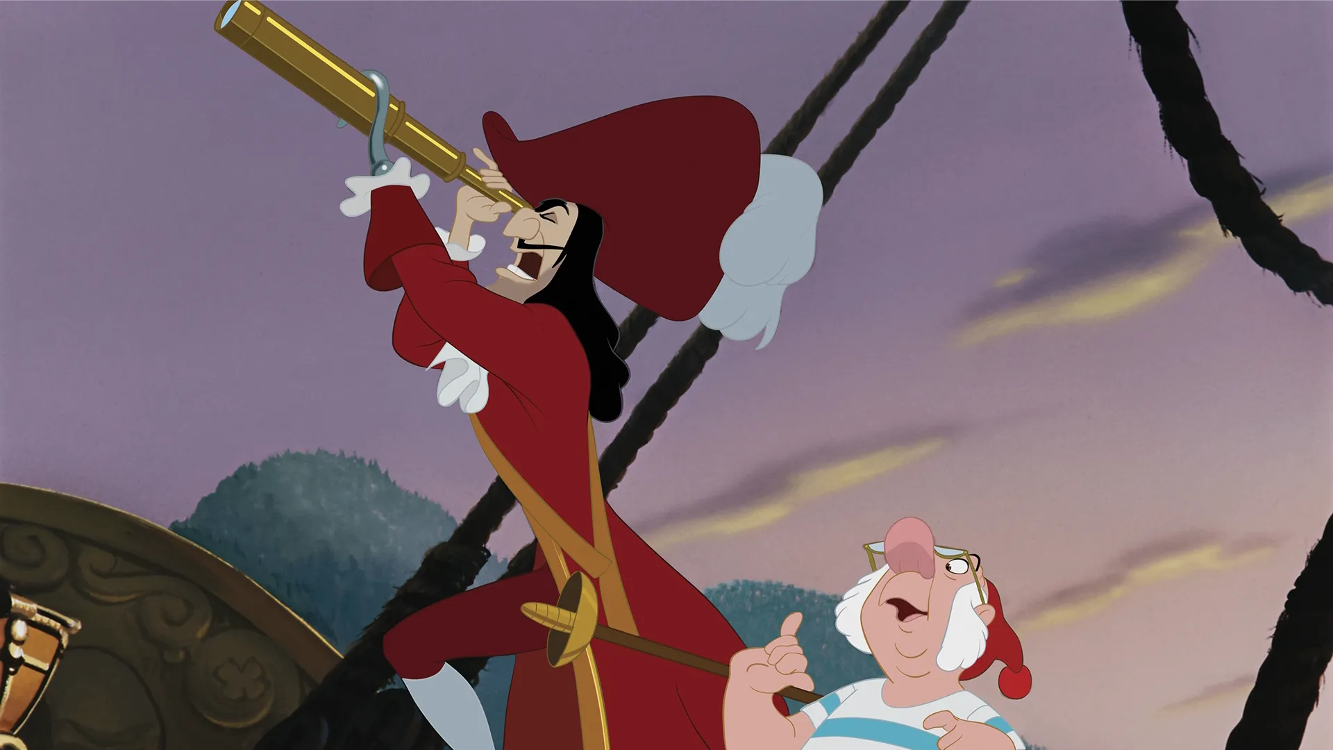 Captain Hook in Peter Pan