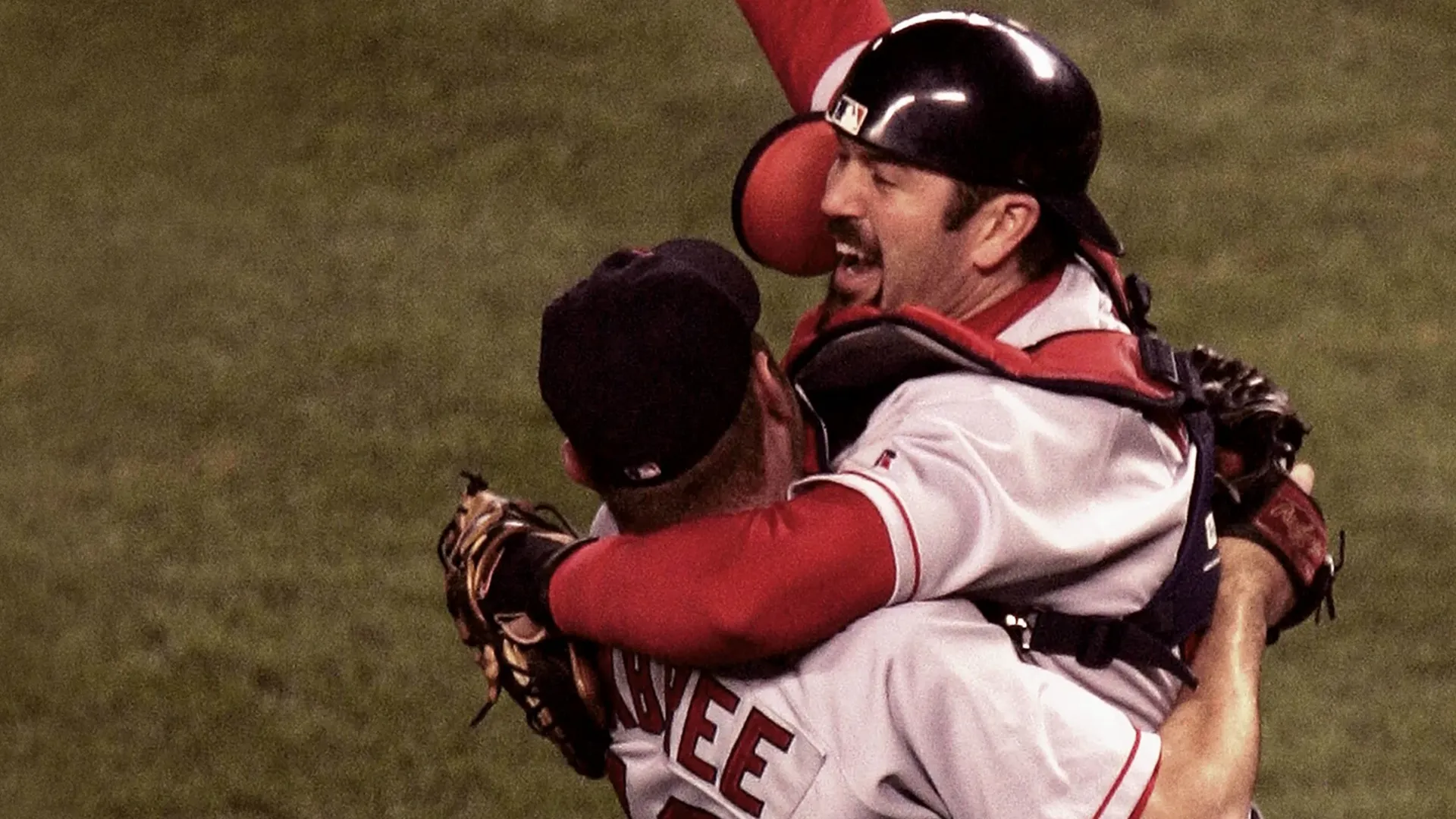 The Boston Red Sox celebrate their comeback against the New York Yankees.