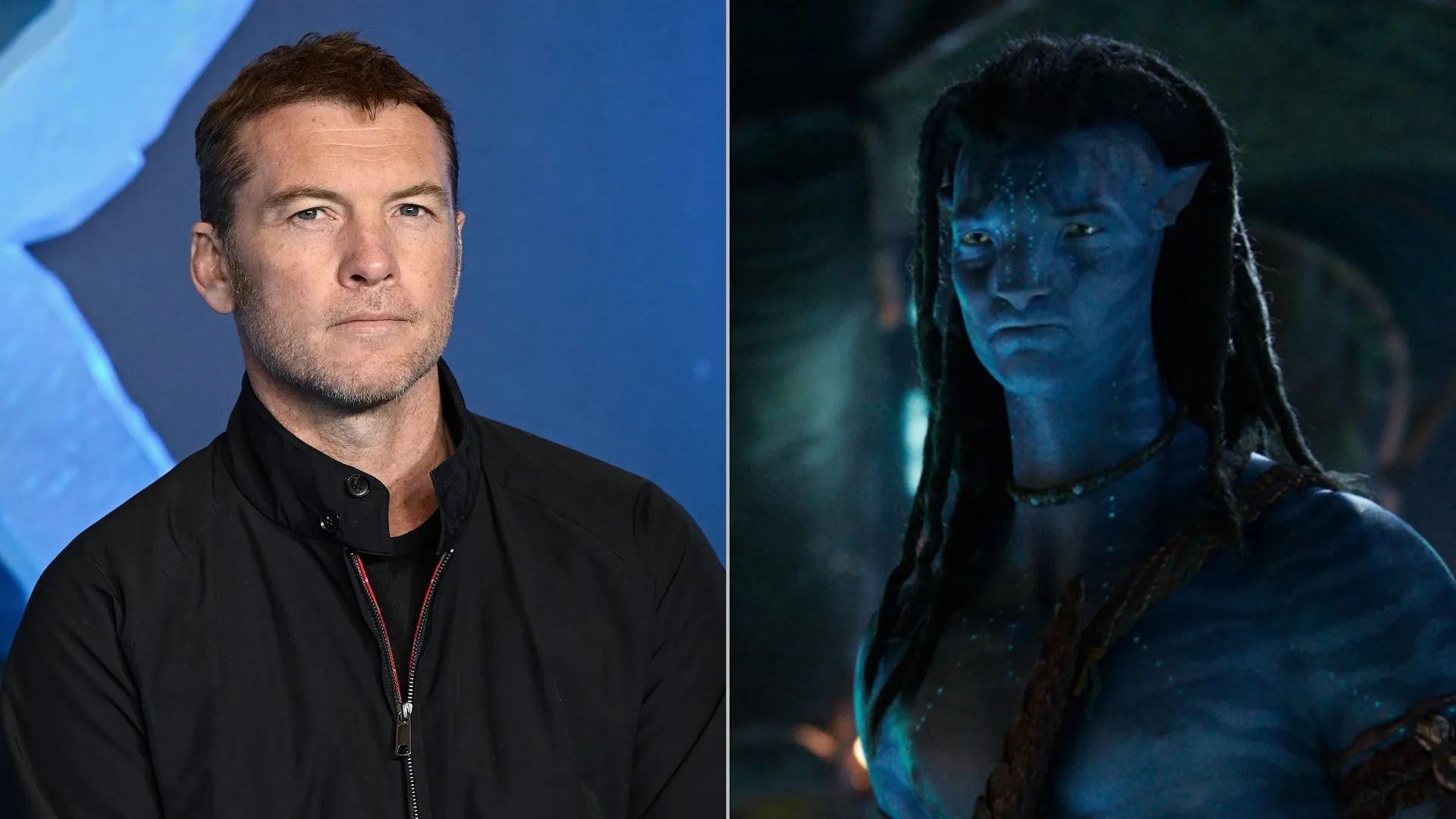 Sam Worthington as Jake Sully in Avatar: Fire and Ash
