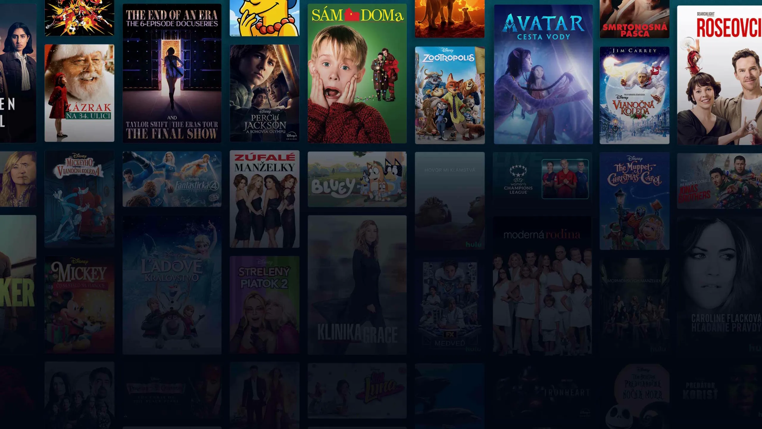 Background image of various Disney+ titles