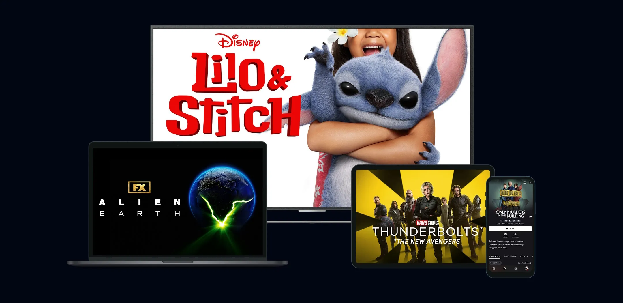 Disney+ shows on different devices