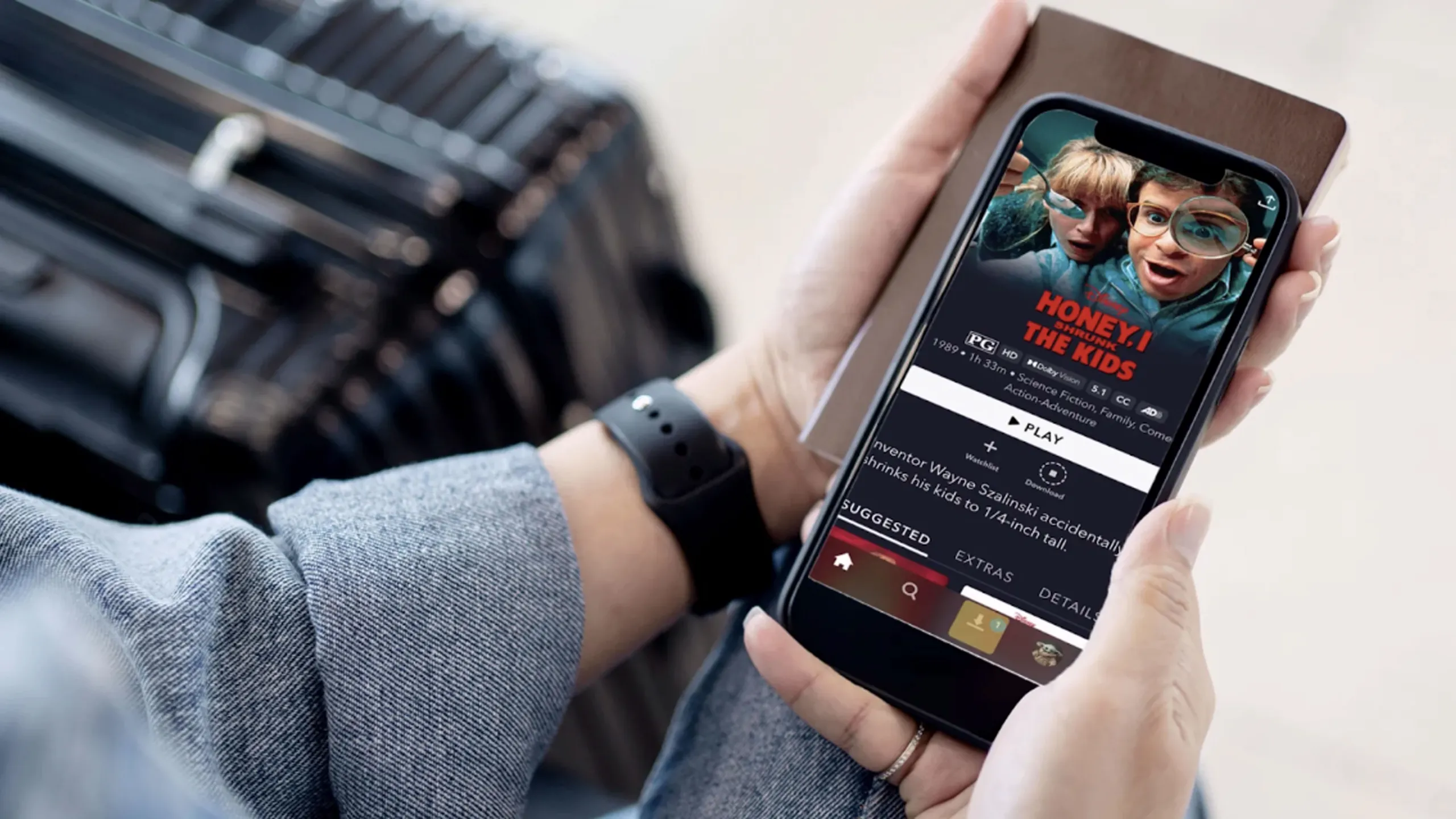 Mobile phone featuring Hone. I shrunk the kids