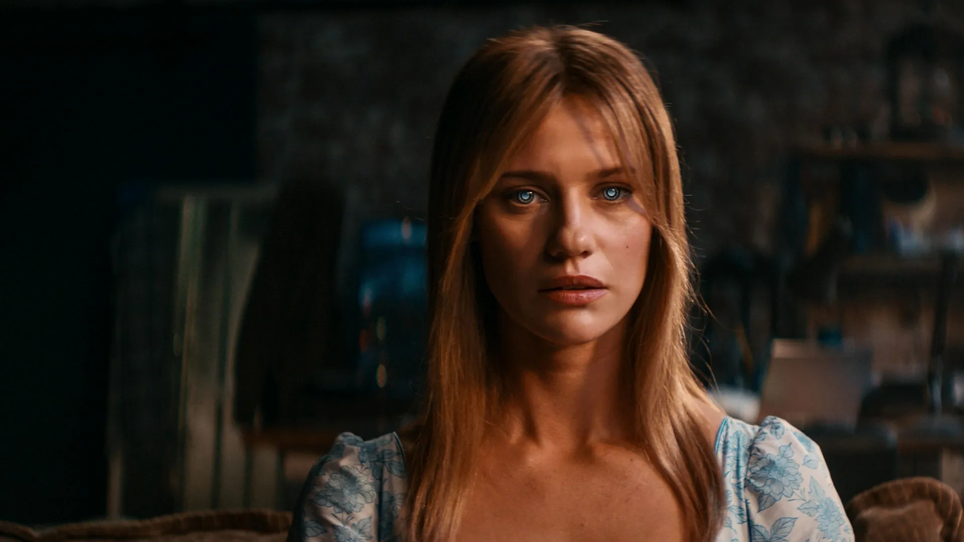 Lily Sullivan as a sentient android in SOULM8TE.