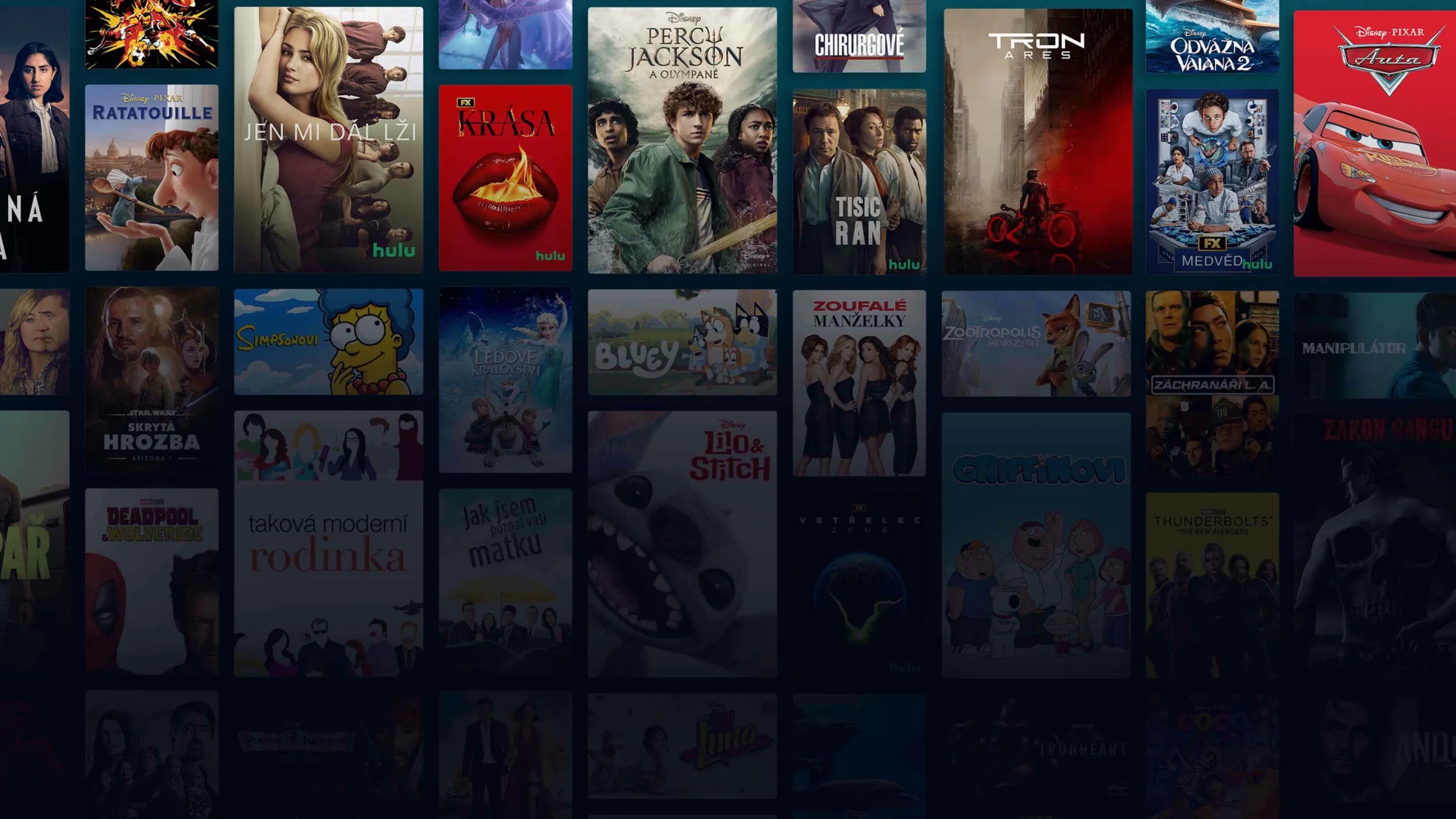 Background image of various Disney+ titles