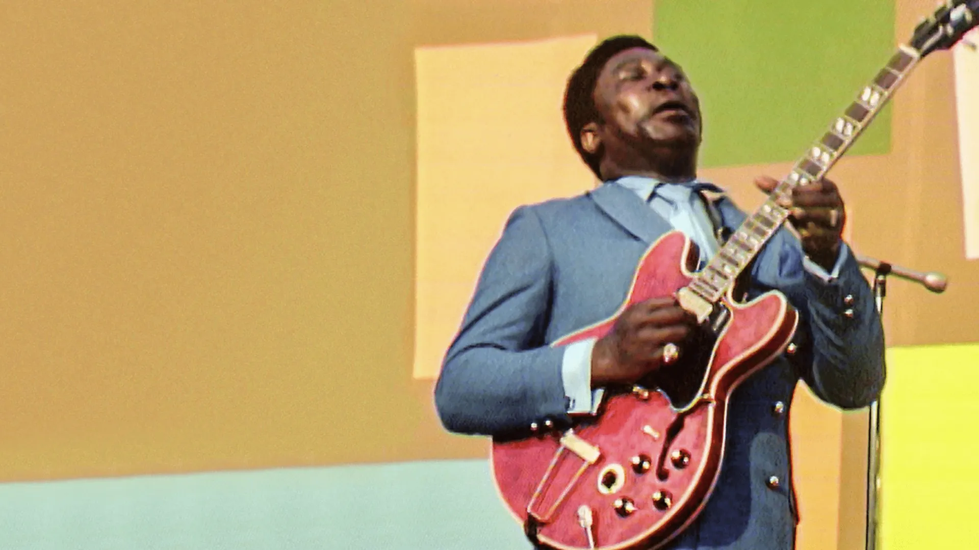 B.B. King performing at the 1969 Harlem Cultural Festival