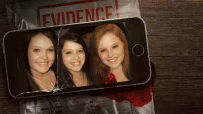 Key Art for the new Hulu show, Friends Like These Murder Of Skylar Neese