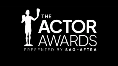The Actor Awards | Presented By SAG-AFTRA | Logo depicts a statuette.