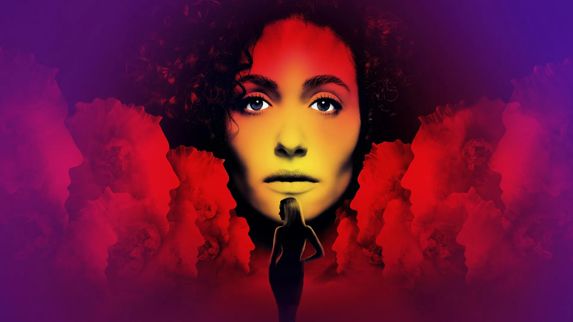 This image features actress Emmy Rossum in the promotional poster for the 2026 thriller series Furious.