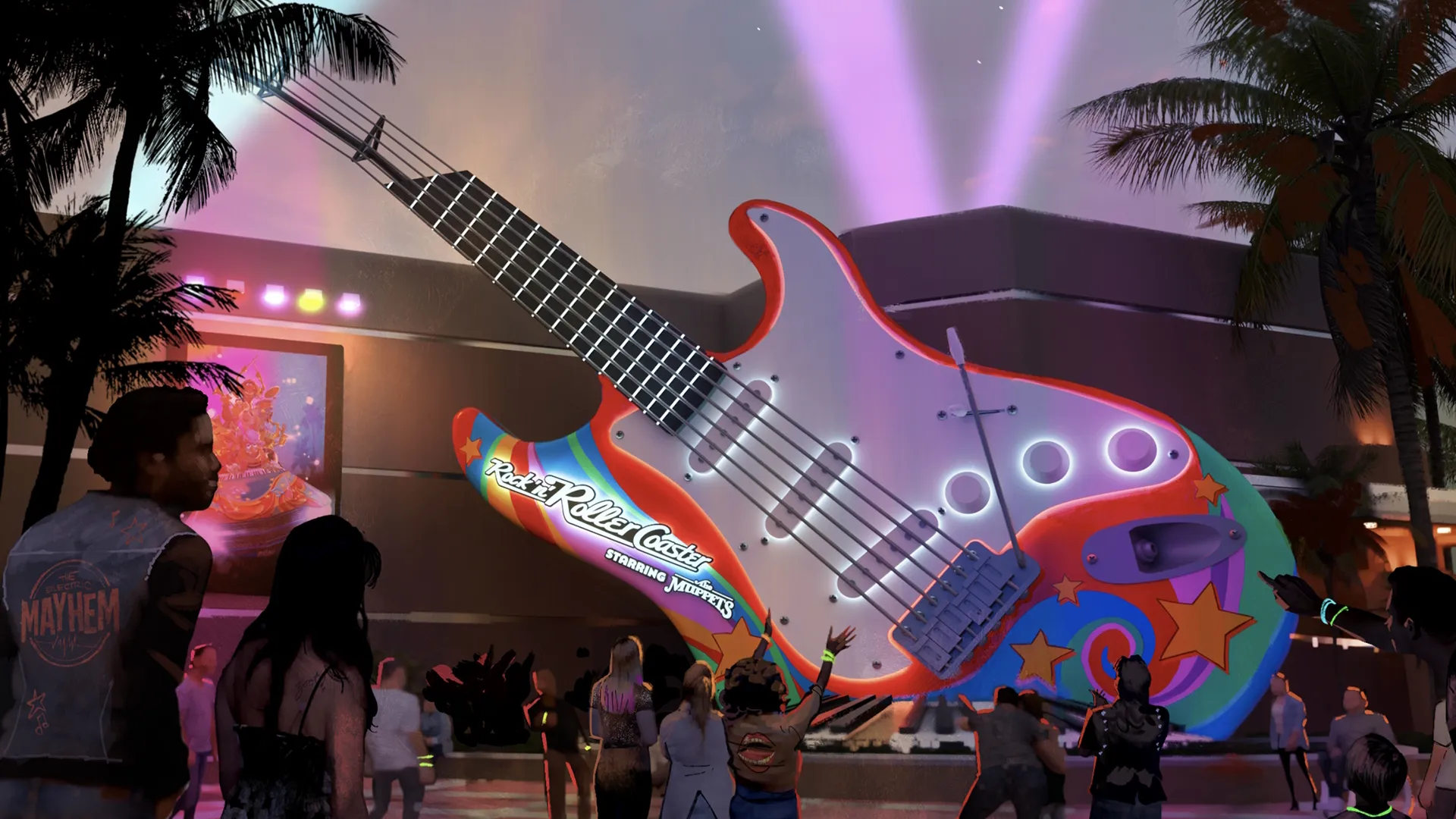 Muppets Rock 'n' Roller Coaster at Disney Holloywood Studios.