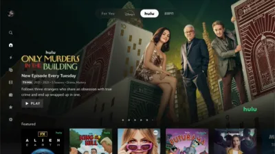 A screen mockup of the new Disney+ homepage features