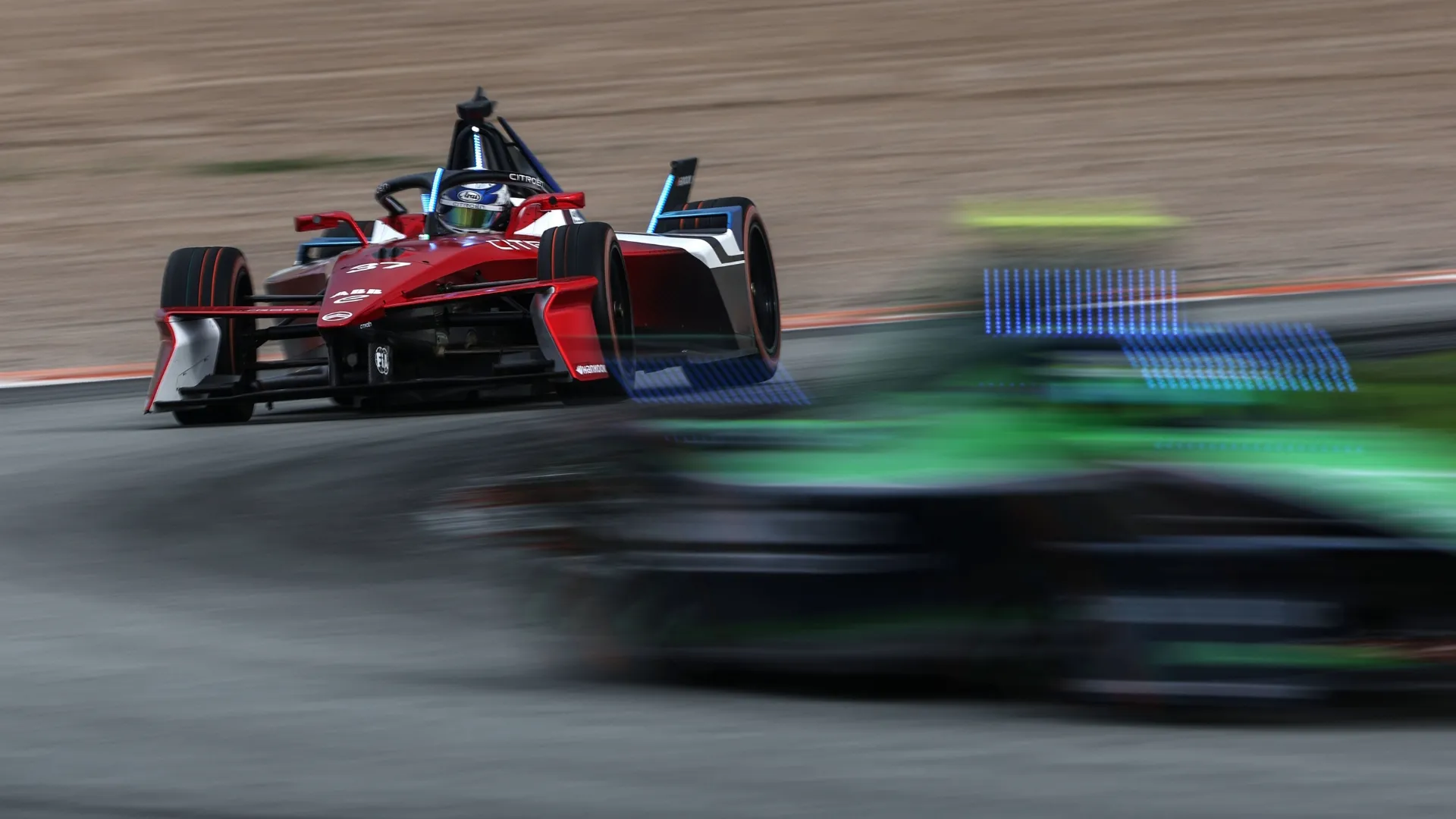 High-speed Formula E race cars, streaming with ESPN on Disney+