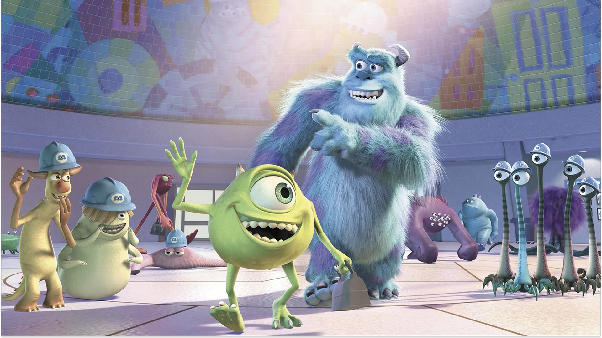 Mike Wazowski e James P. "Sulley" Sullivan em Monstros S.A.