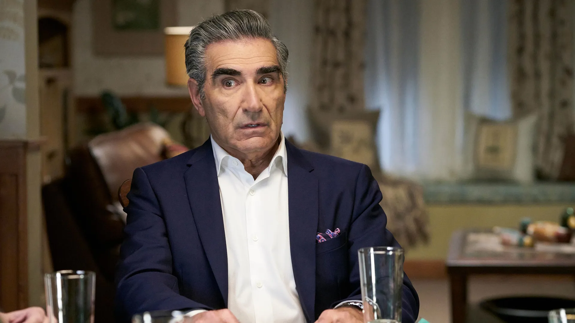 Eugene Levy as Johnny in Schitt's Creek