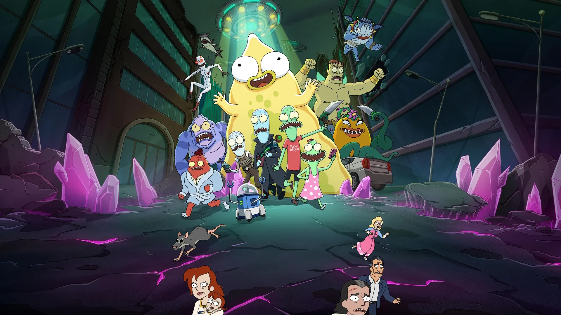 Promotional art for Solar Opposites.