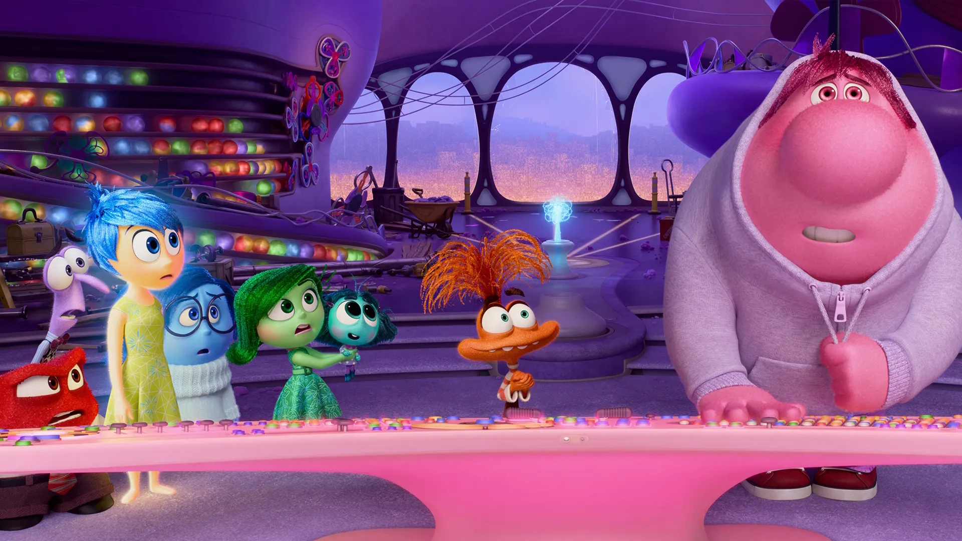 A group of Emotions in Disney and Pixar's Inside Out 2