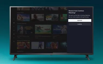 Remove from continue watching