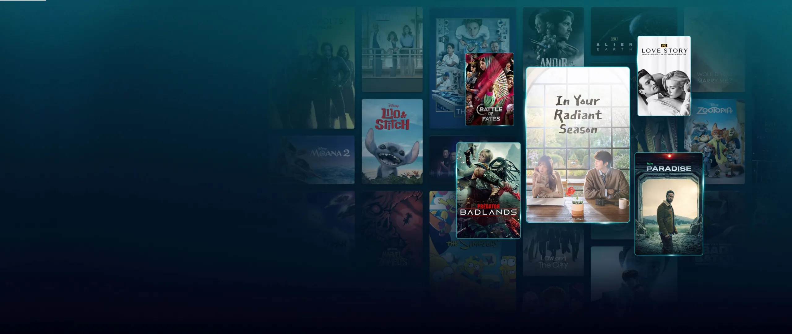 All of these streaming and more