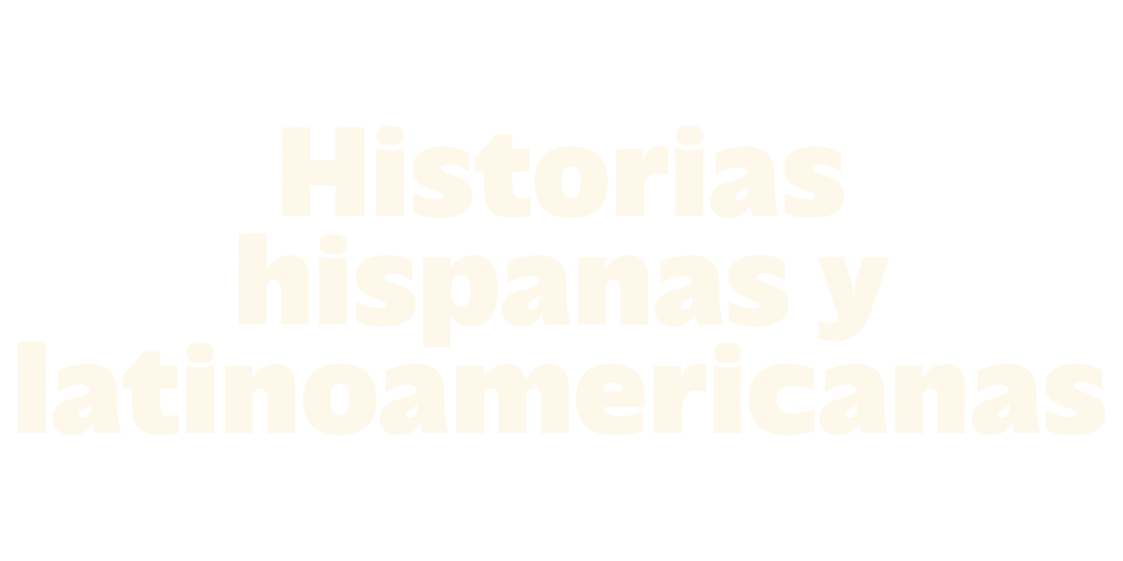 Historias hispanas y latinoamericanas