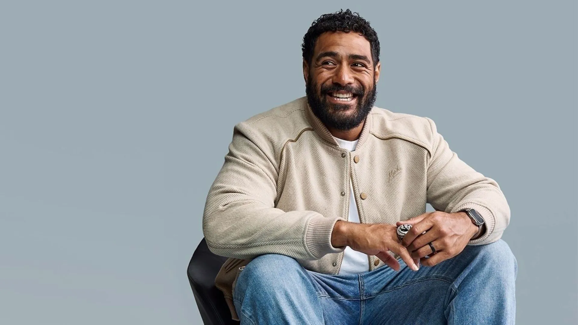 Studio portrait of Jordan Mailata