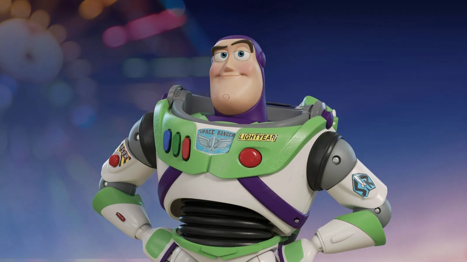 O personagem Buzz Lightyear, da franquia Toy Story
