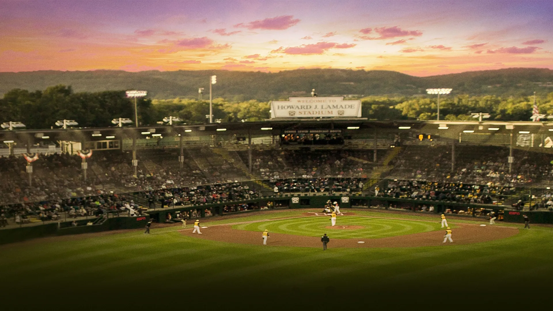 This image depicts Howard J. Lamade Stadium in South Williamsport, Pennsylvania.