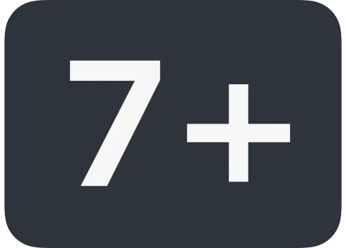 7+
