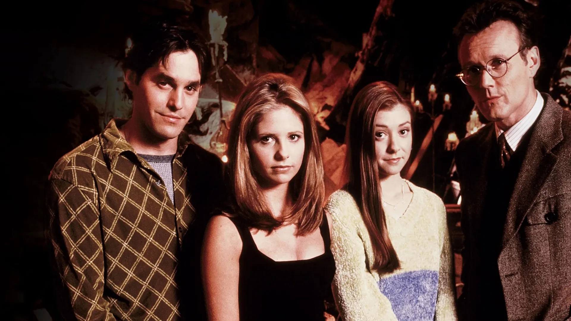 The leaders of the "Scooby Gang" posed for a promotional photo.