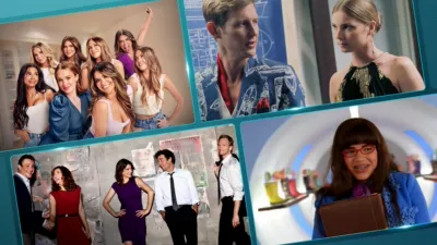Cuadrícula de cuatro imágenes de los títulos disponibles con Hulu en marzo de 2026, entre ellos: La vida secreta de las esposas mormonas, Revenge, How I Met Your Mother y Ugly Betty