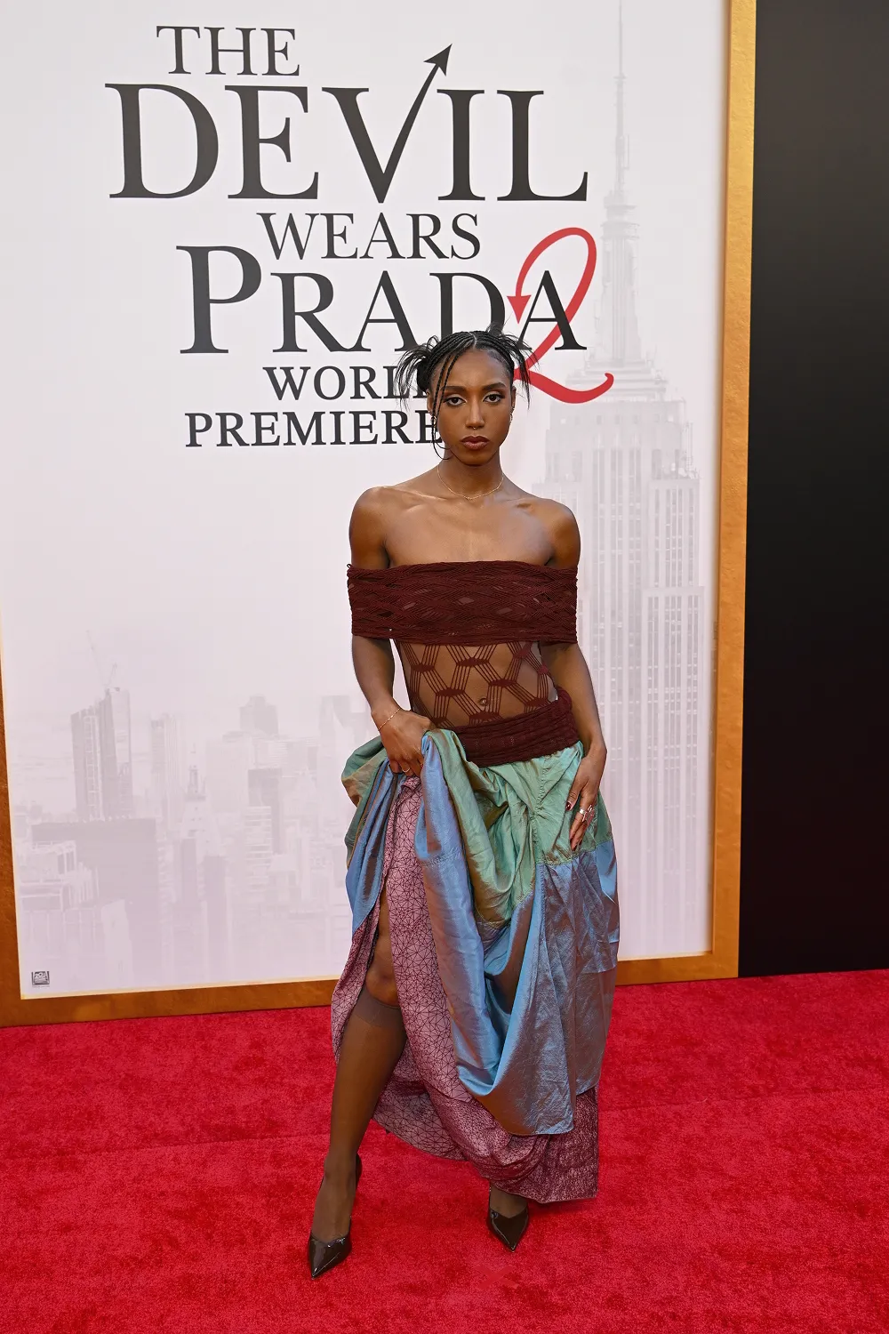 Amanda Morrow attends the world premiere of The Devil Wears Prada 2