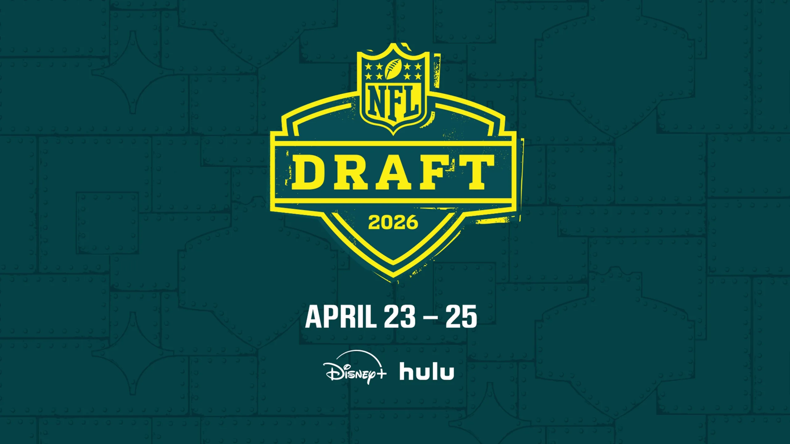 NFL Draft 2026 | April 23 - 25 | Disney+ & Hulu
