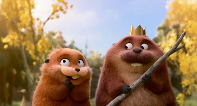 ディズニー&ピクサー映画『私がビーバーになる時』のプロモーションアート