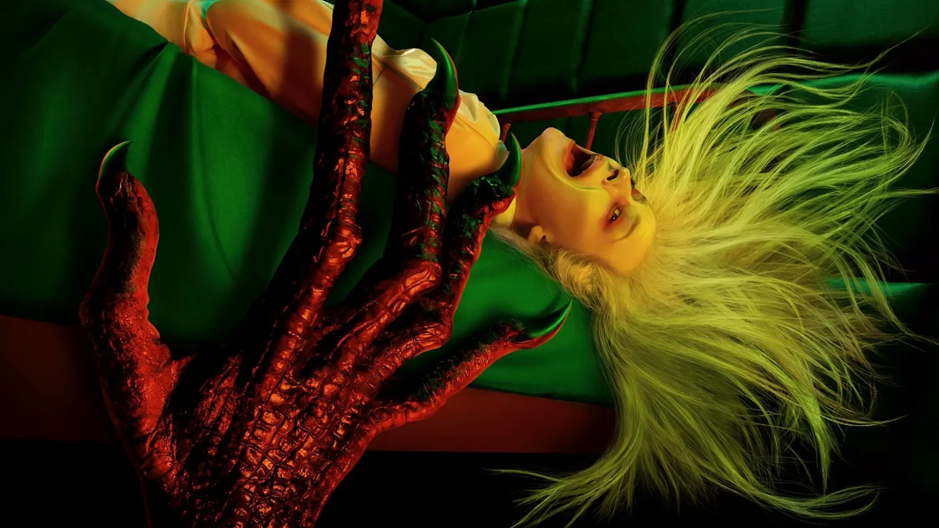 Kelley (Madison Davenport) faces a terrifying, clawed monster in the American Horror Stories' "Drive In."