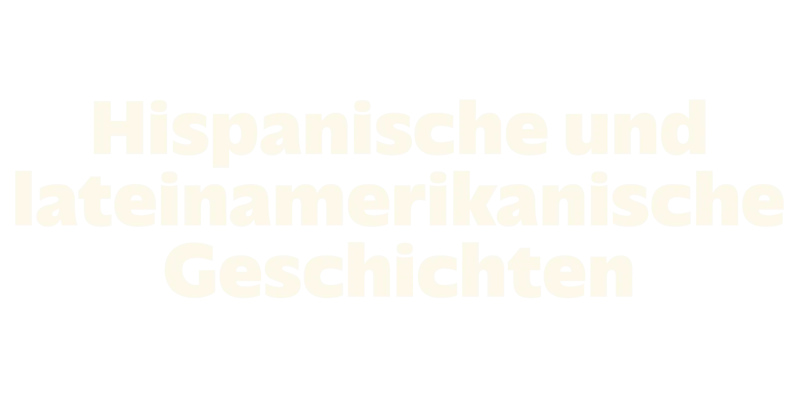Hispanische und lateinamerikanische Geschichten