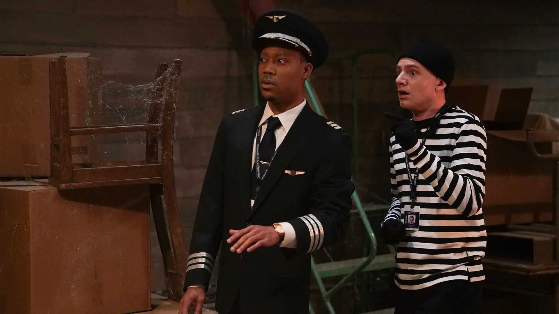 Jacob and Gregory are searching for the candy thief in Abbott Elementary