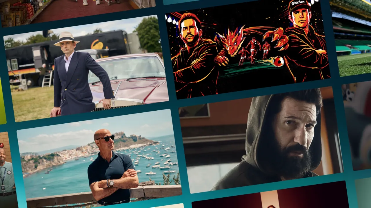 Collage de títulos que llegarán a Disney+ en mayo de 2026.