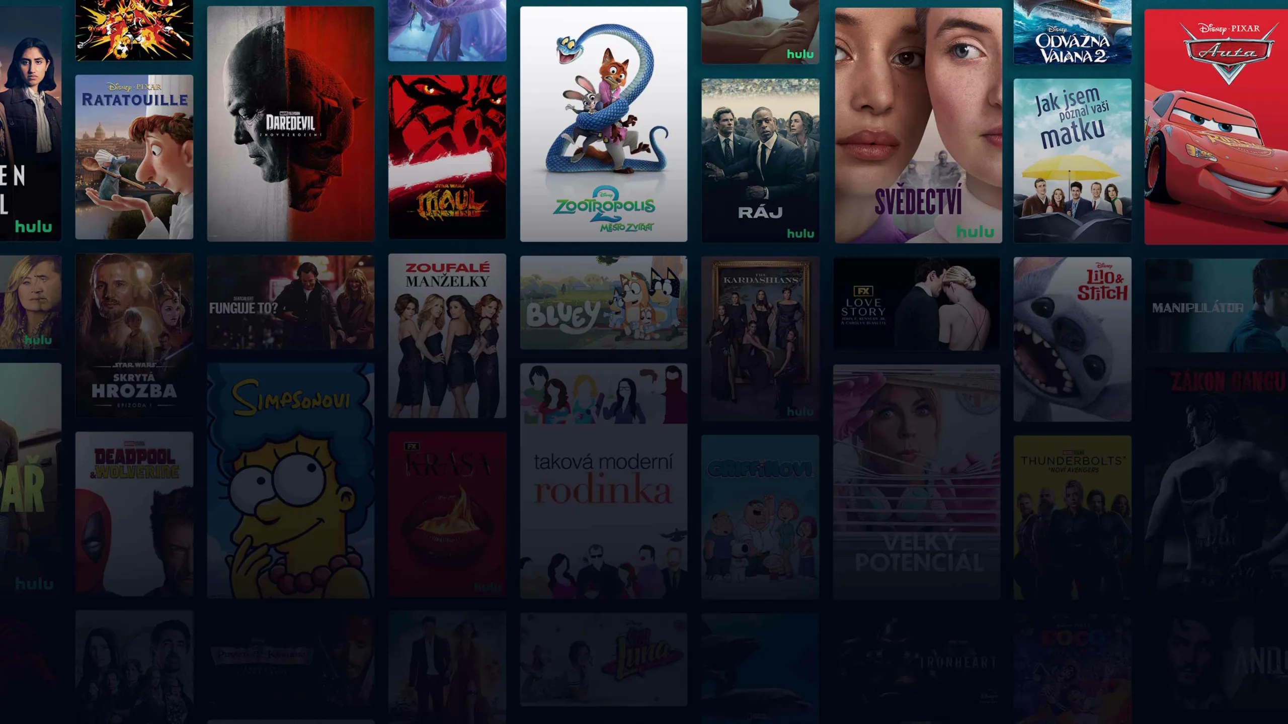 Background image of various Disney+ titles