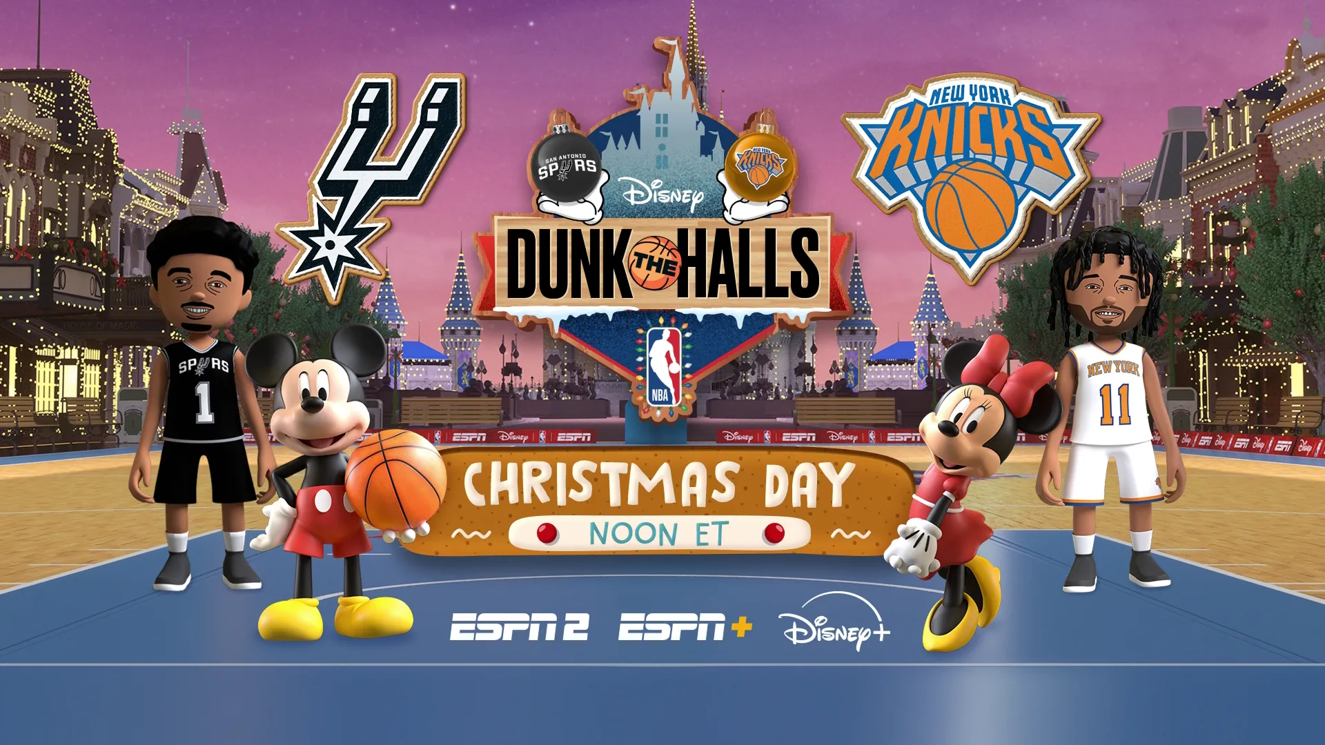 Dunk the Halls 2024 key art