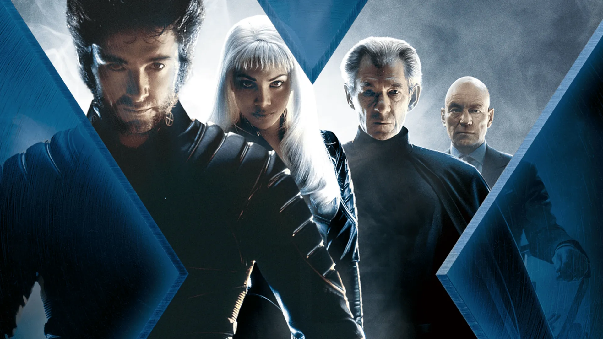 Wolverine, Storm, Magneto and Professor X from X-Men.