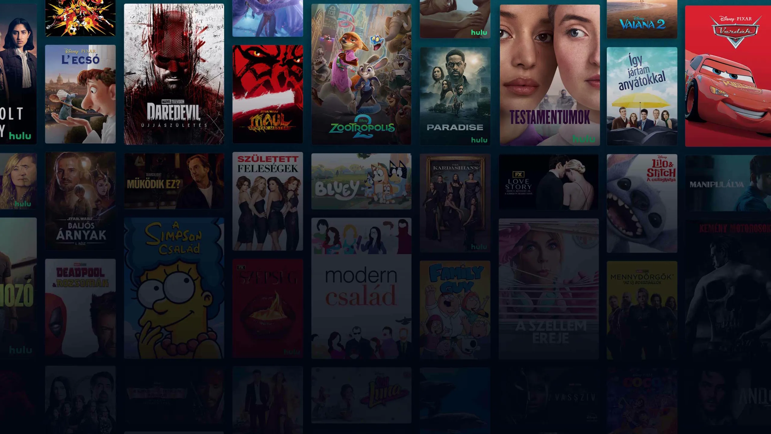 Background image of various Disney+ titles