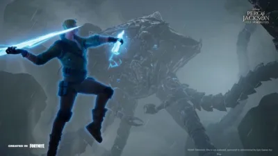 An in-game image from Percy Jackson: Siege of Monsters