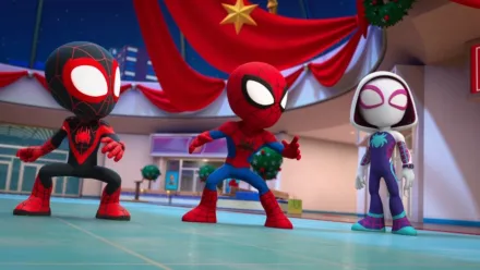 thumbnail - Spidey og hans fantastiske venner S1:E12 God Spidey-jul / Snømannen Gobby