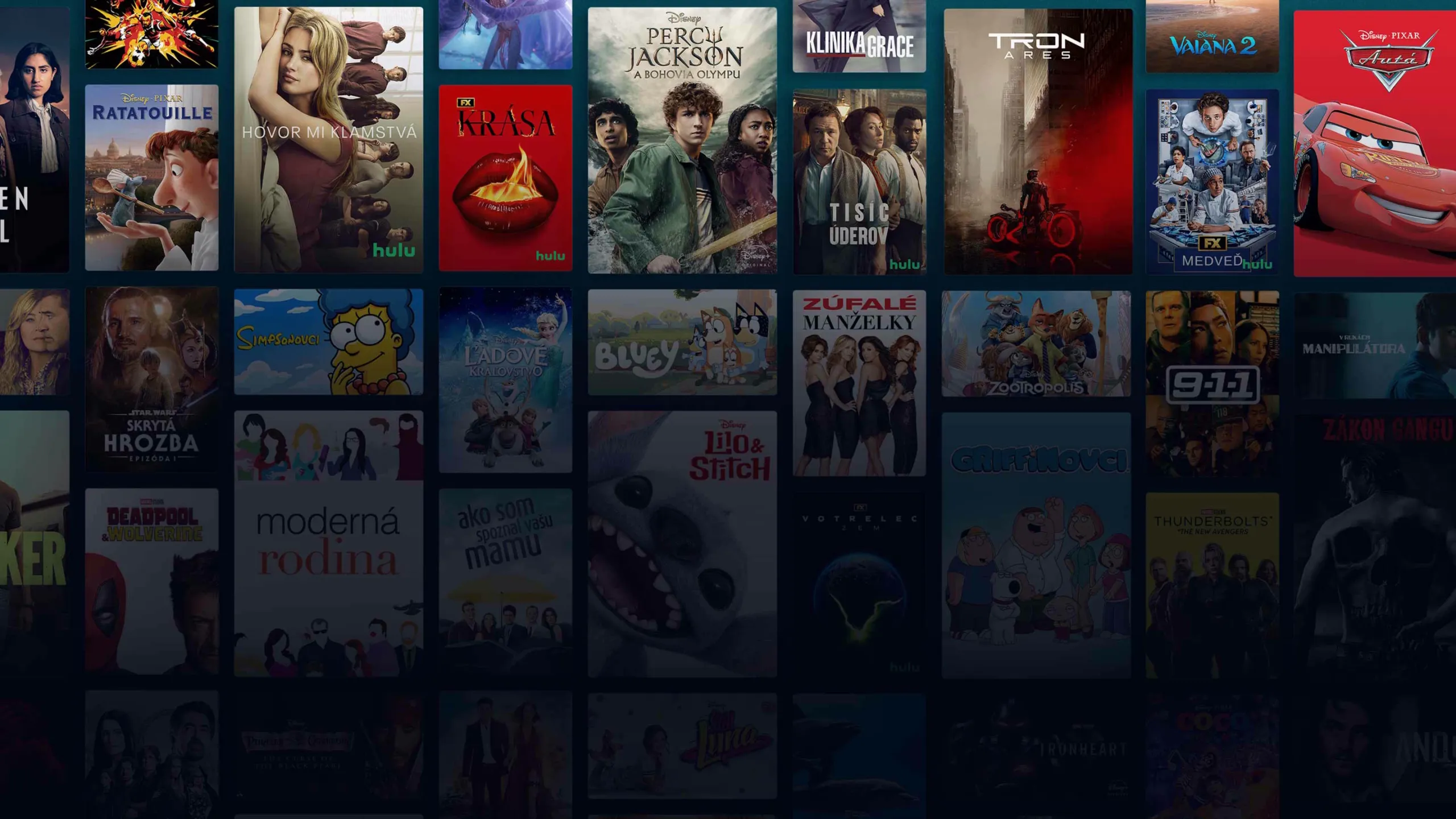 Background image of various Disney+ titles