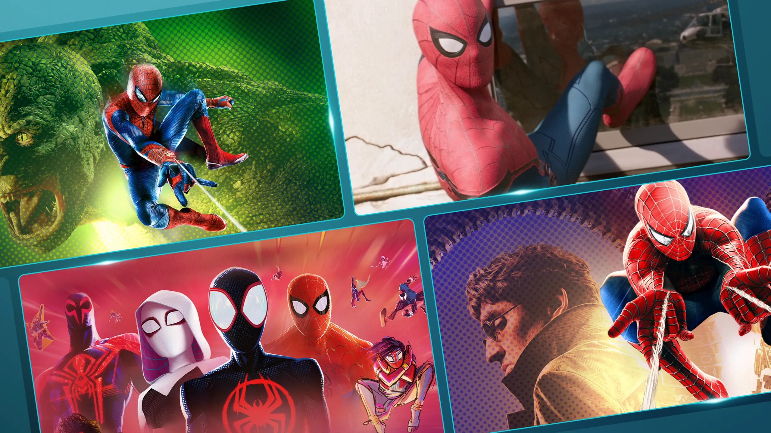 Four Spider-Man™ key art images