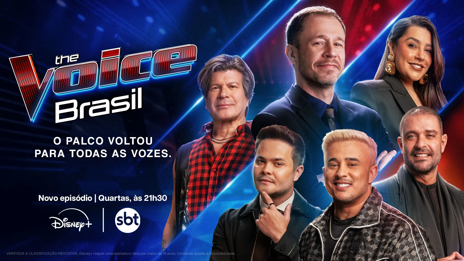 Logo do reality show The Voice Brasil